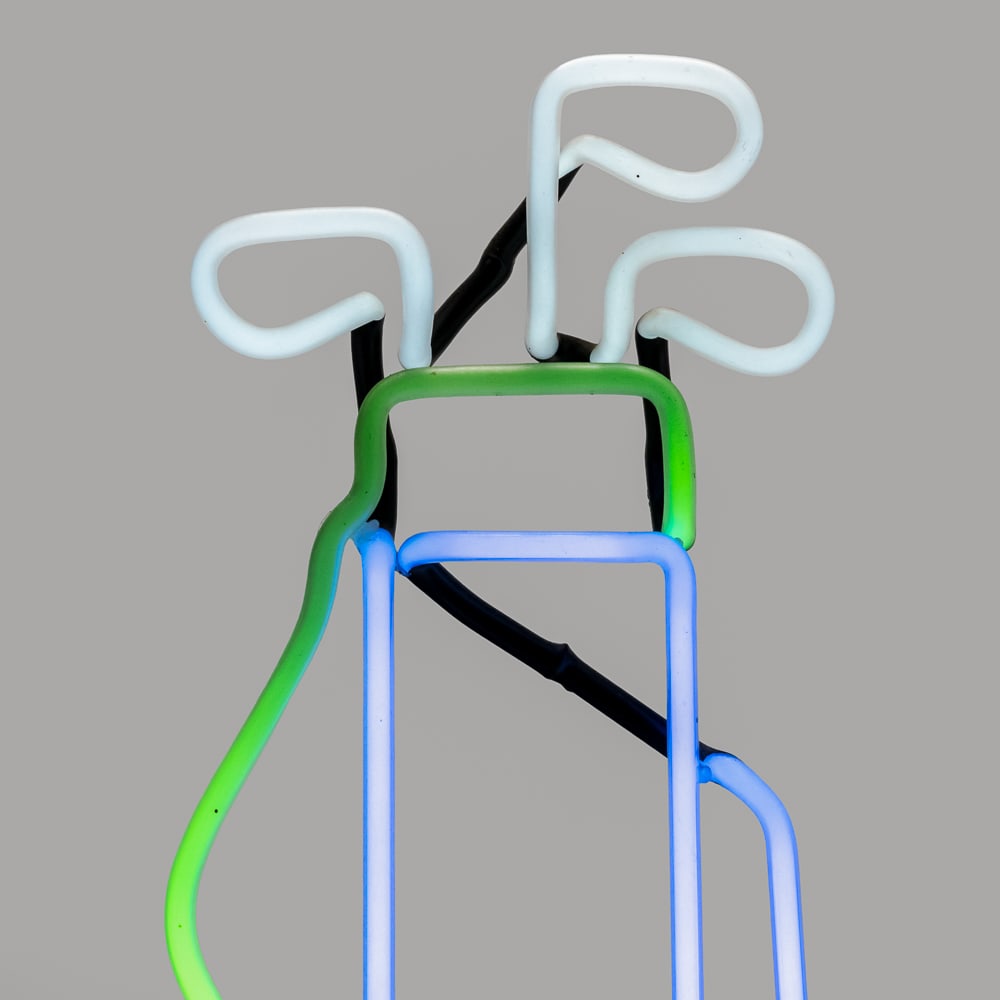 Golfer-Themed Neon Sign - 3
