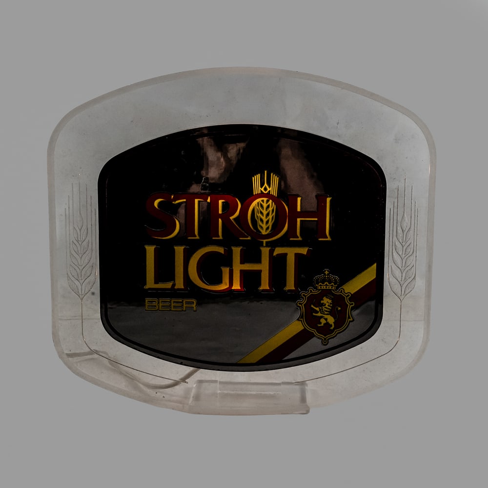 Vintage Stroh Light Beer Lighted Sign - 2