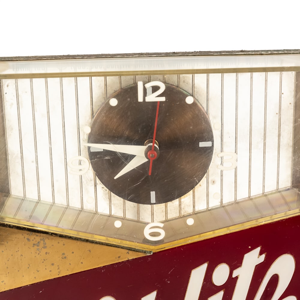 Vintage Schlitz Beer Lighted Clock Sign - 3