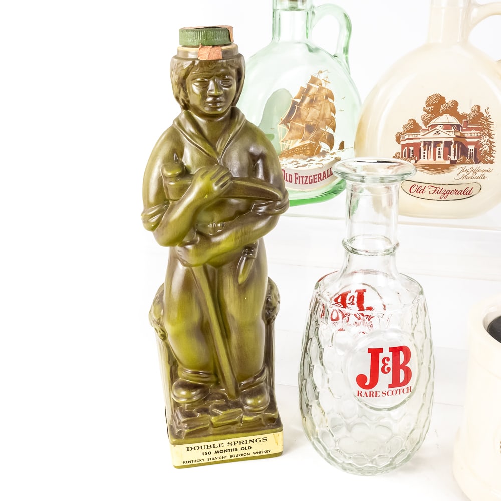 (10) Vintage Empty Decanters - 2