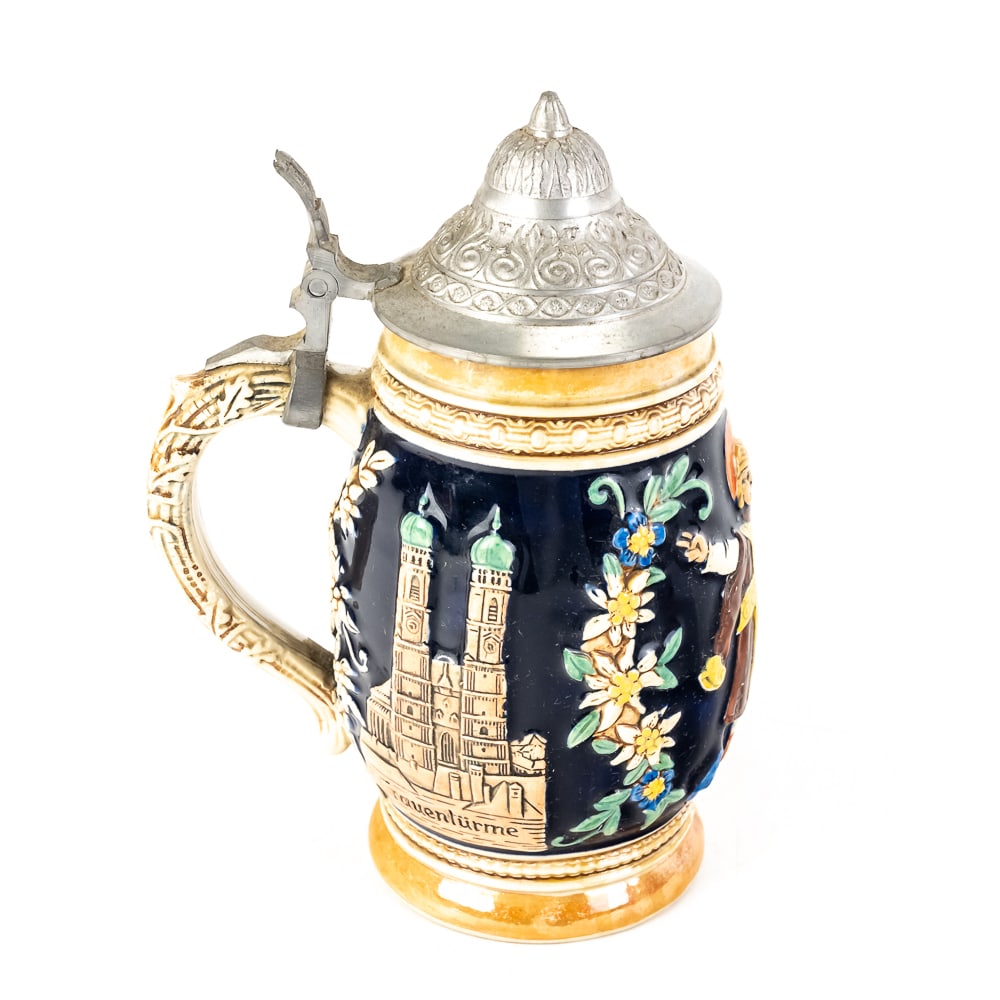 (2) Vintage German Beer Steins - 2