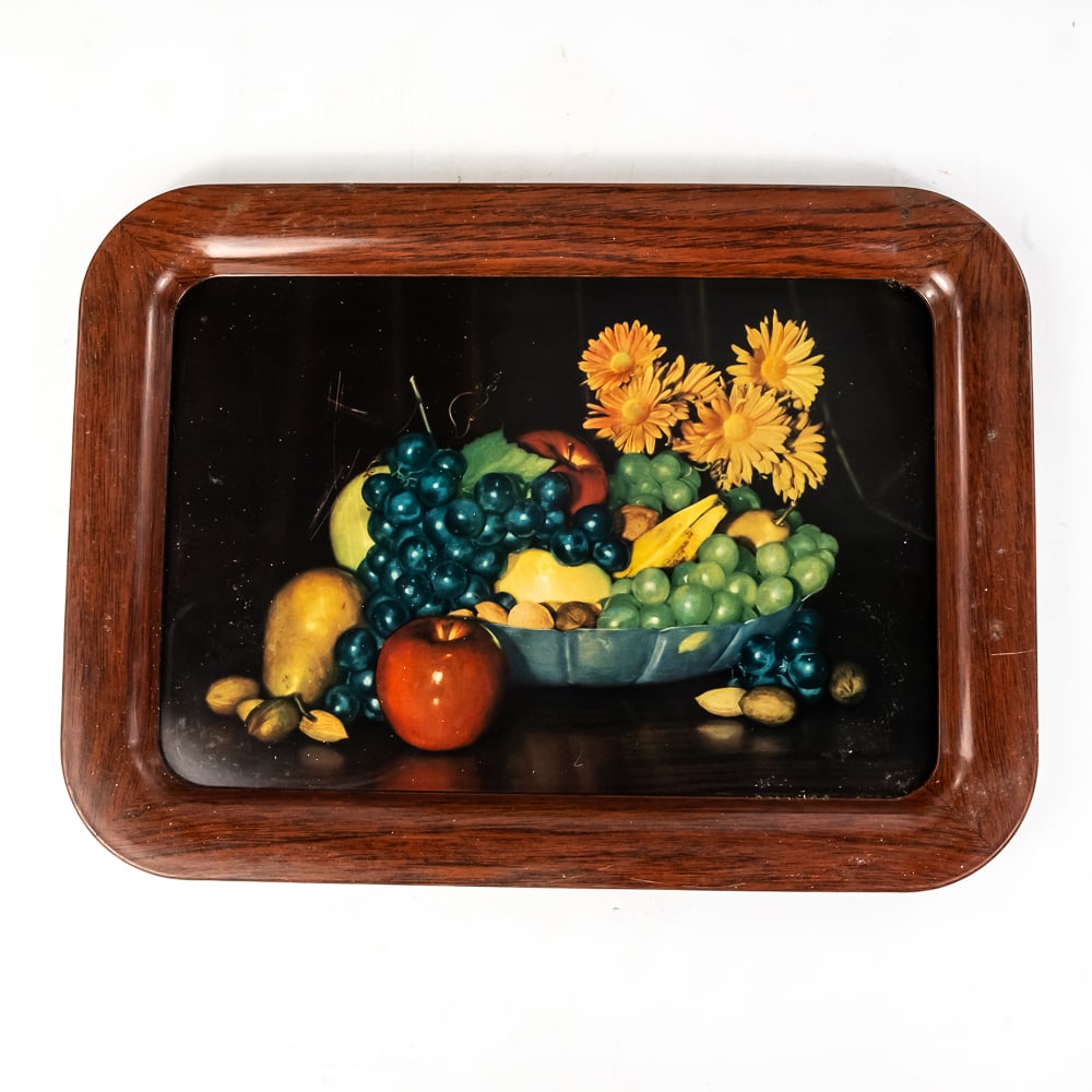 (3) Vintage Serving/TV Lap Trays - 4