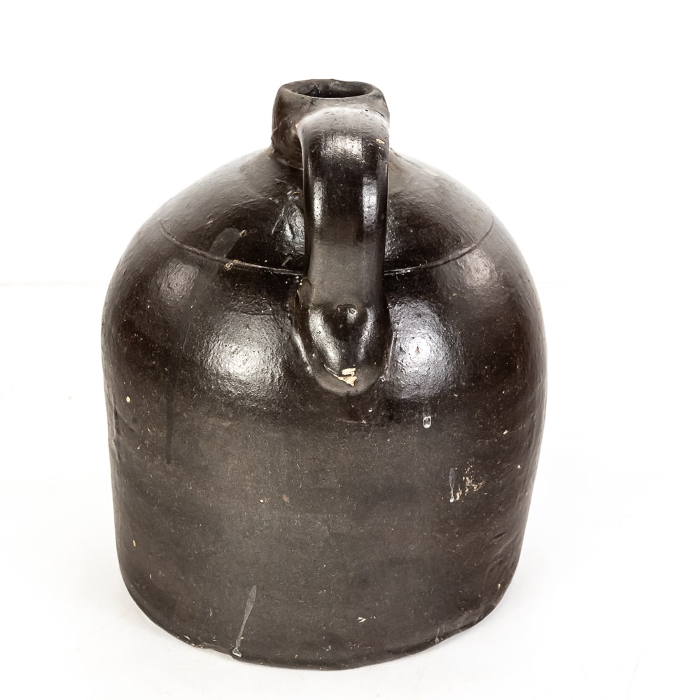 Antique "Beehive" Stoneware Jug 9" - 2