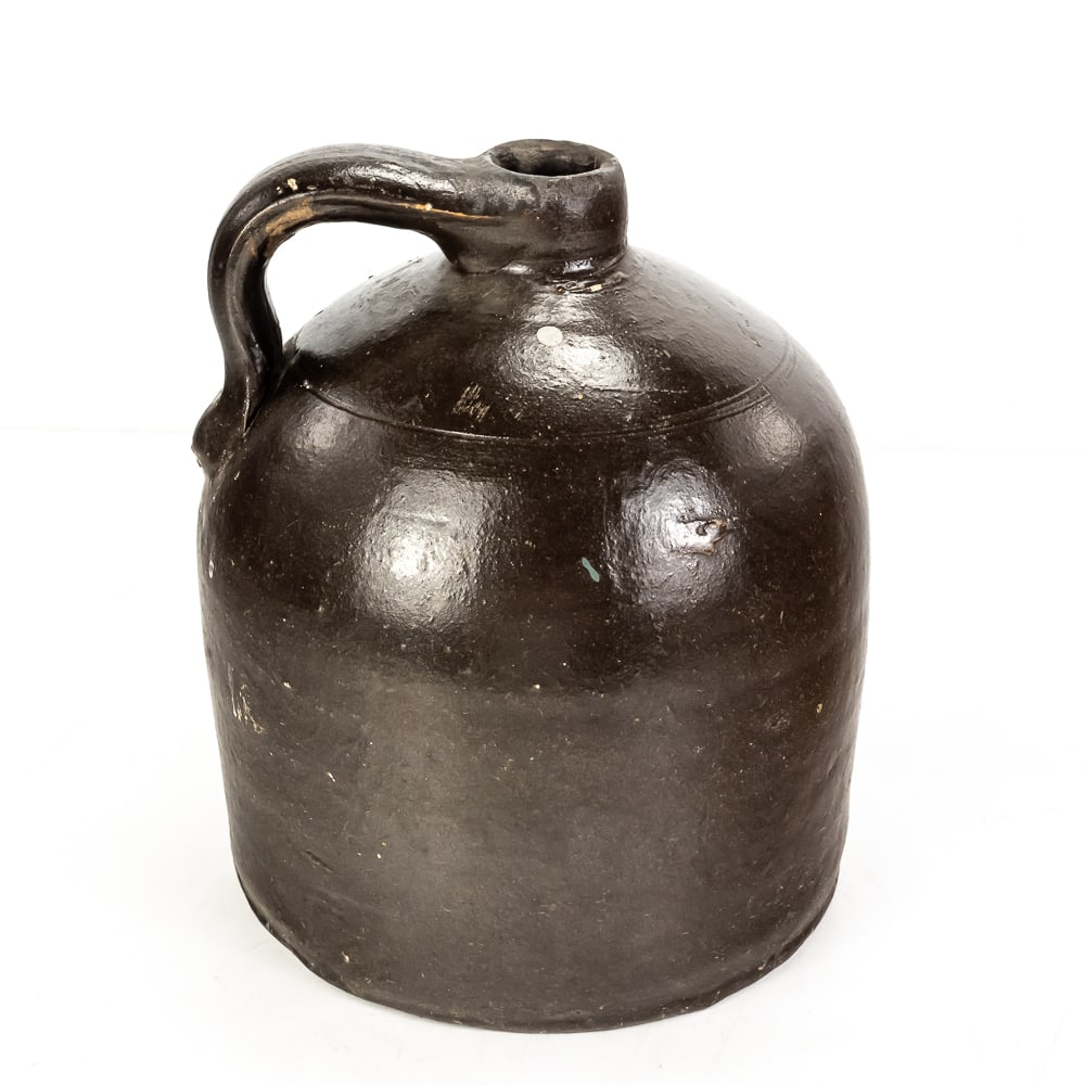 Antique "Beehive" Stoneware Jug 9" - 3