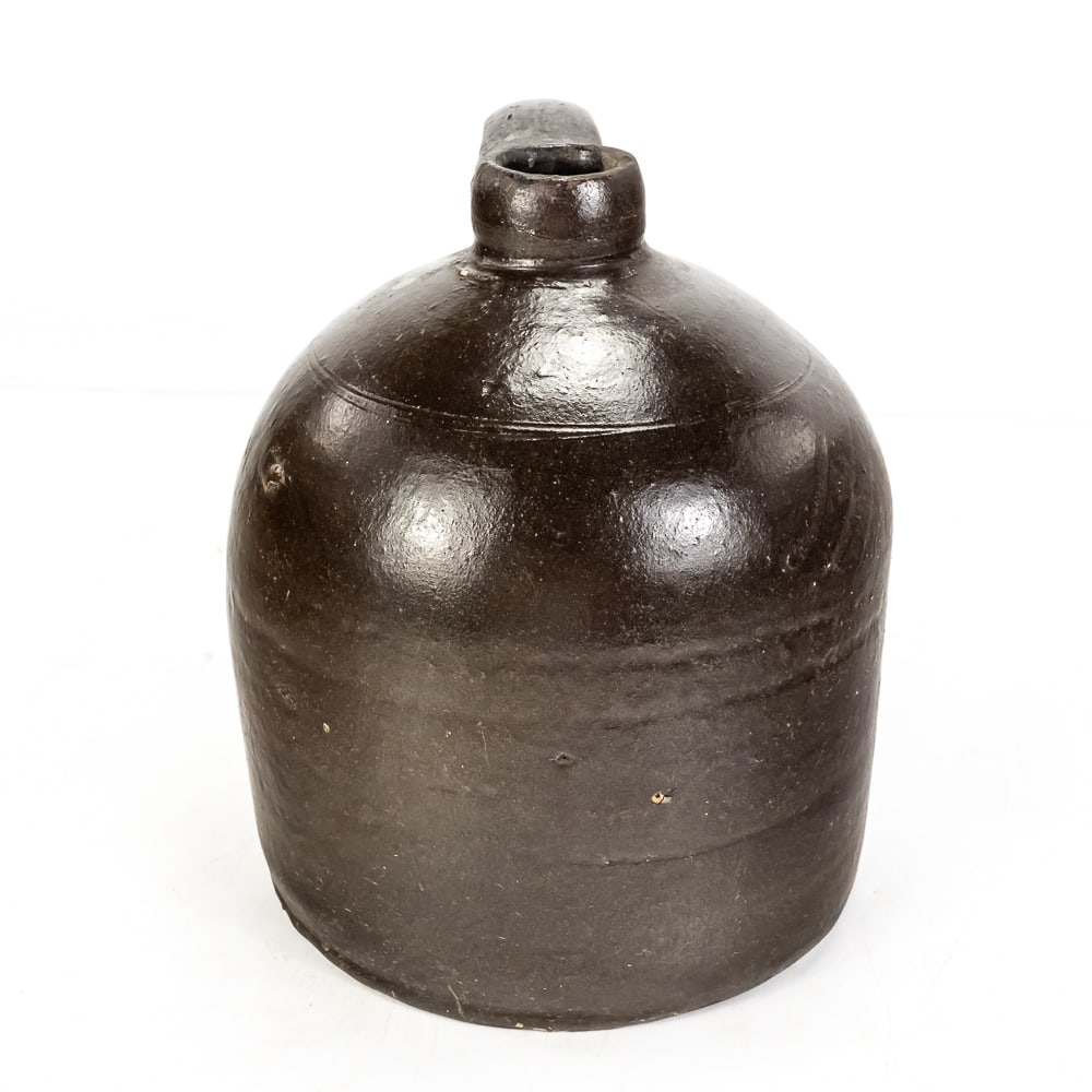 Antique "Beehive" Stoneware Jug 9" - 4