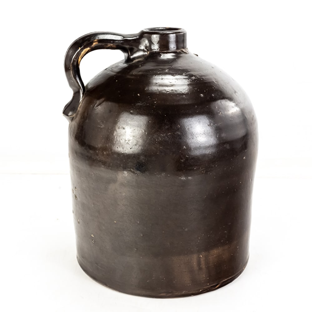 Antique "Beehive" Stoneware Jug 11" - 3