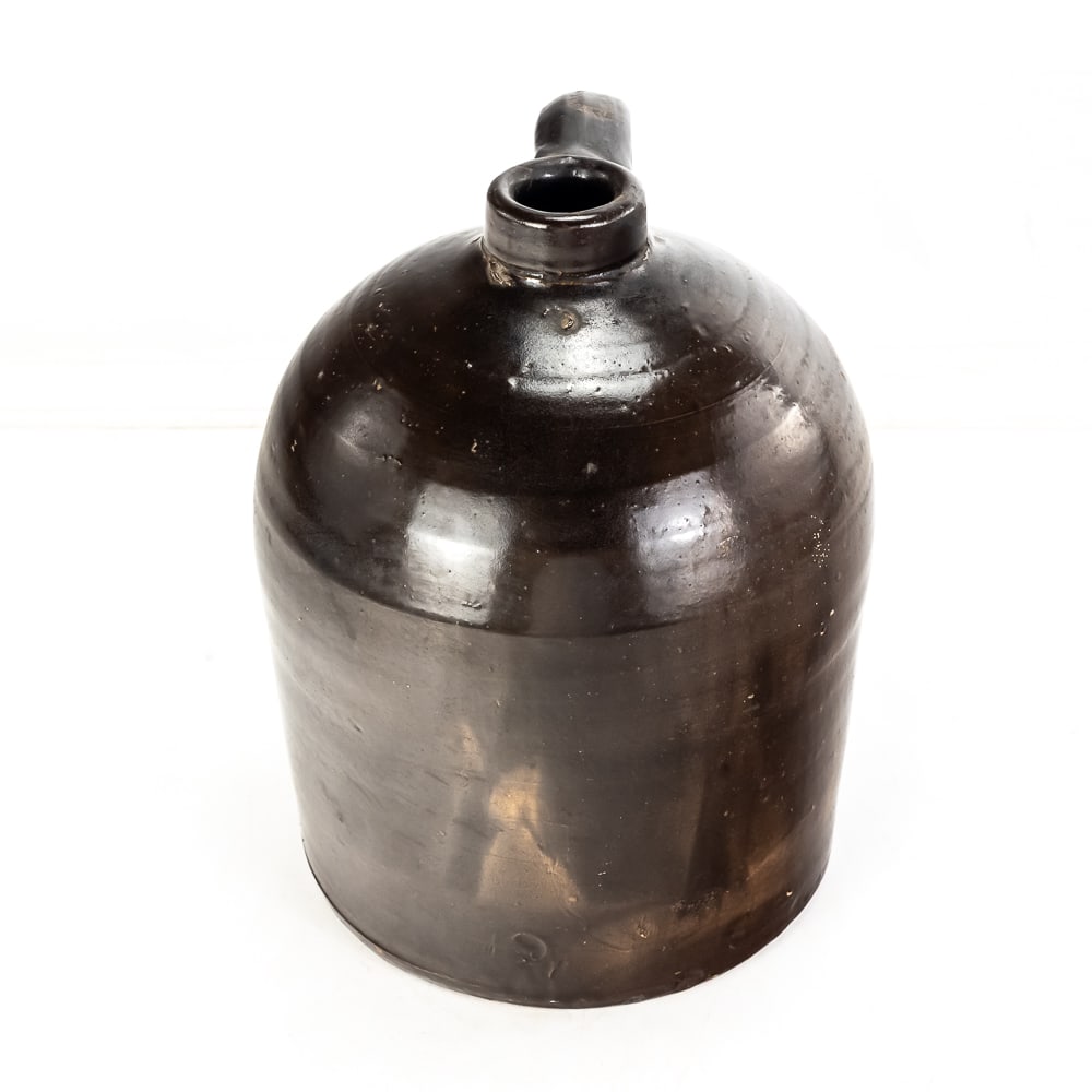 Antique "Beehive" Stoneware Jug 11" - 4