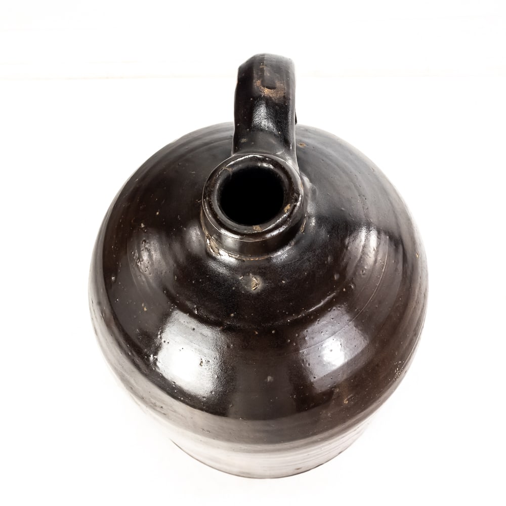 Antique "Beehive" Stoneware Jug 11" - 5