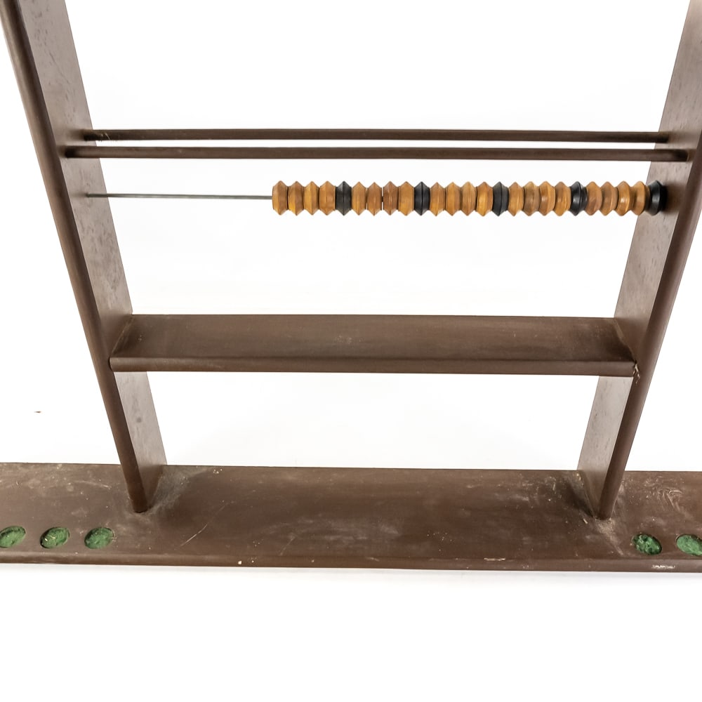 Billiards Cue Rack/Scorekeeper Combo Unit - 7