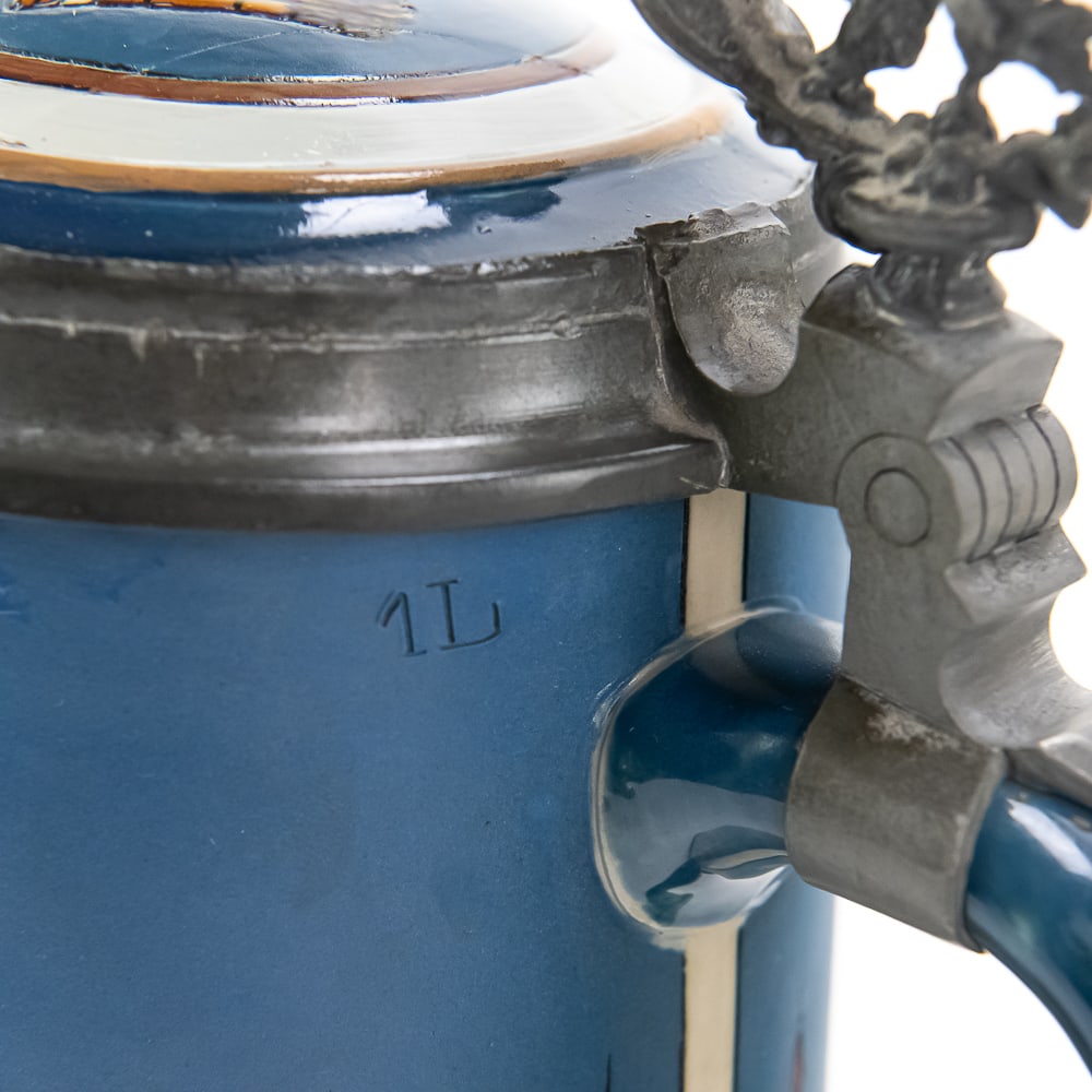 2 Antique Mettlach German Steins - 10