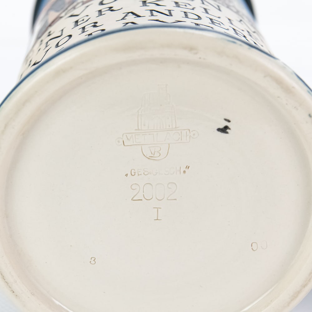 2 Antique Mettlach German Steins - 13