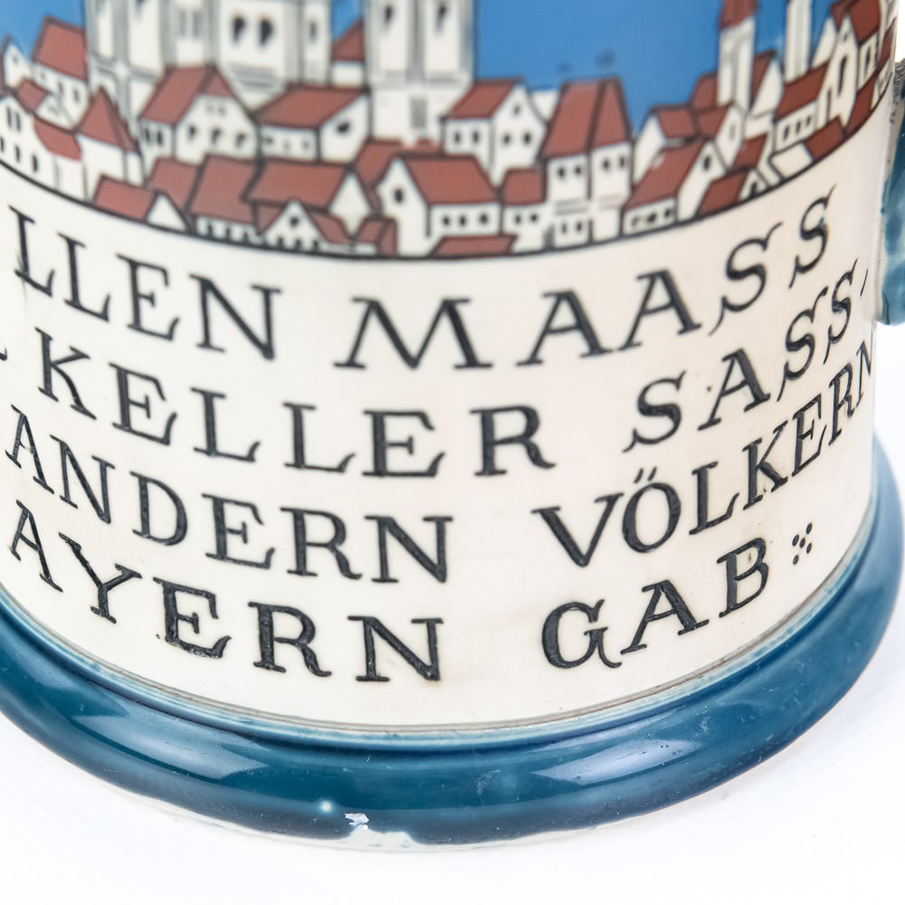 2 Antique Mettlach German Steins - 9