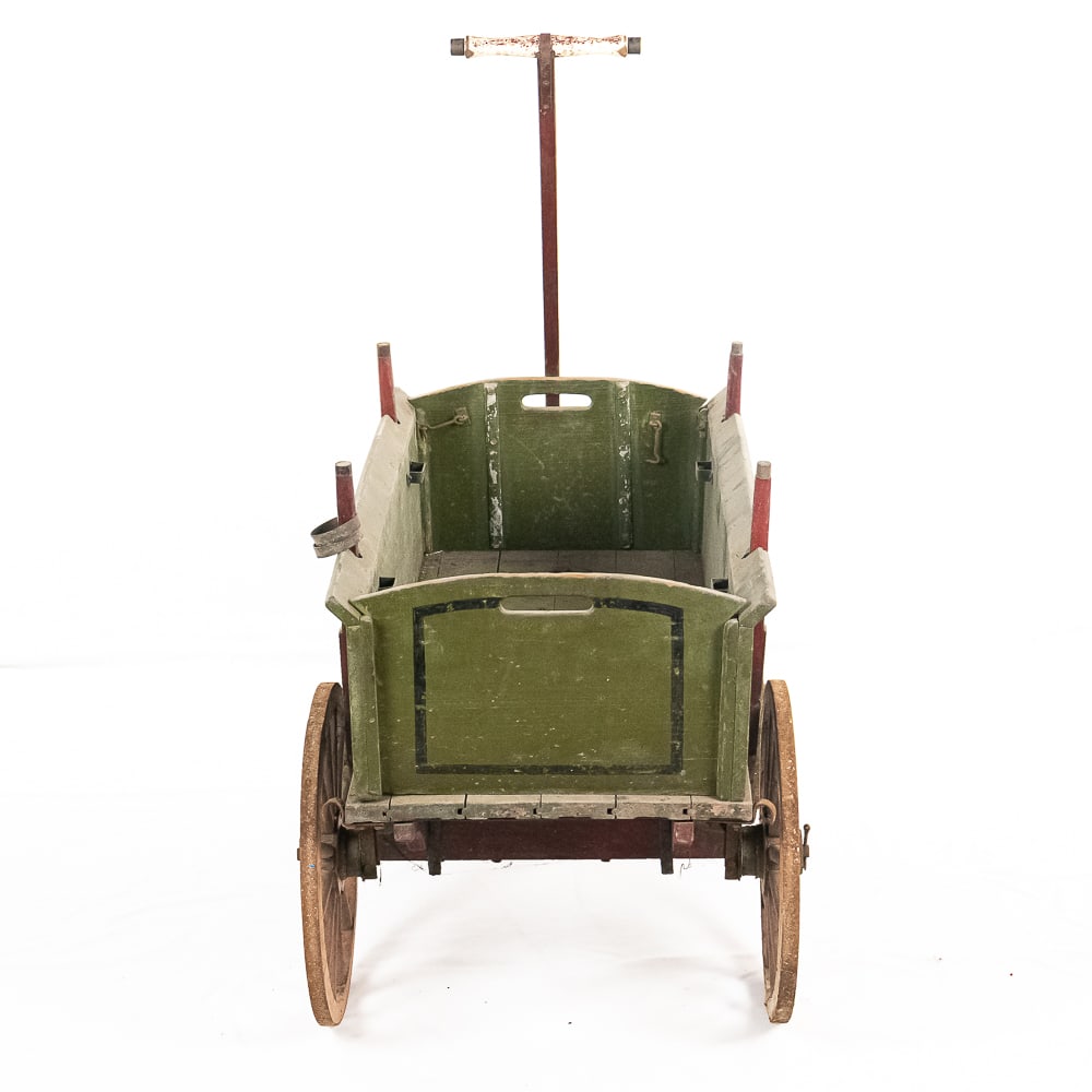 Antique Child's Buckboard Pull Wagon - 5