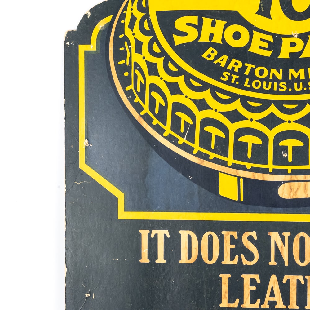 Barton's Shoe Paste Advertising Sign - 5