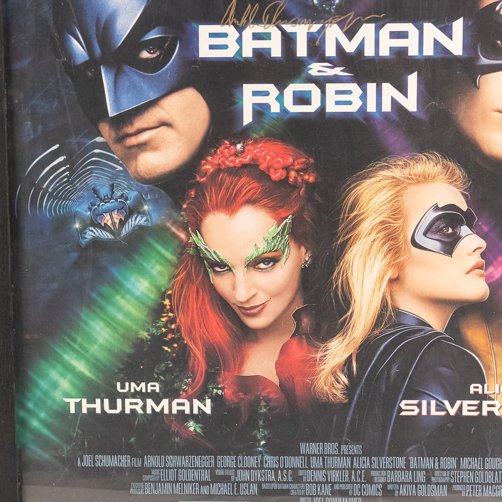 Arnold Schwarzenegger Signed Batman & Robin Poster - 2