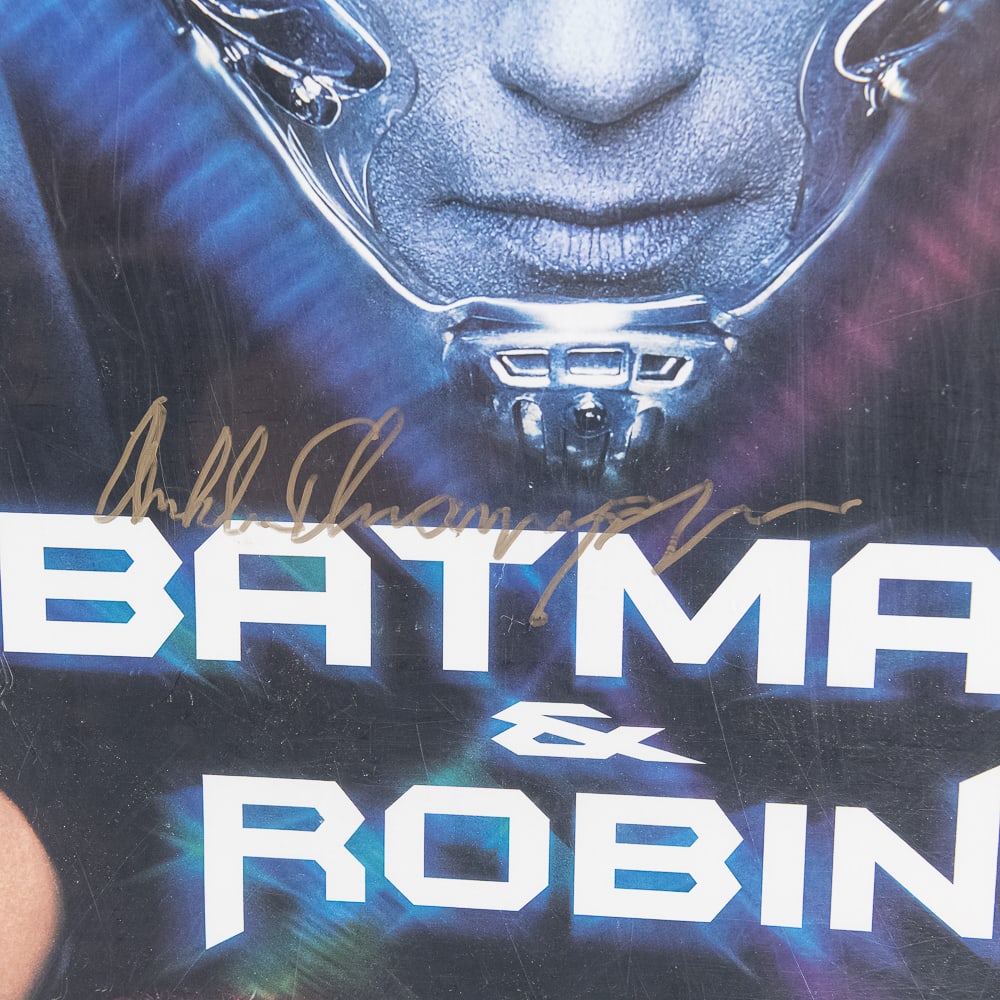 Arnold Schwarzenegger Signed Batman & Robin Poster - 7