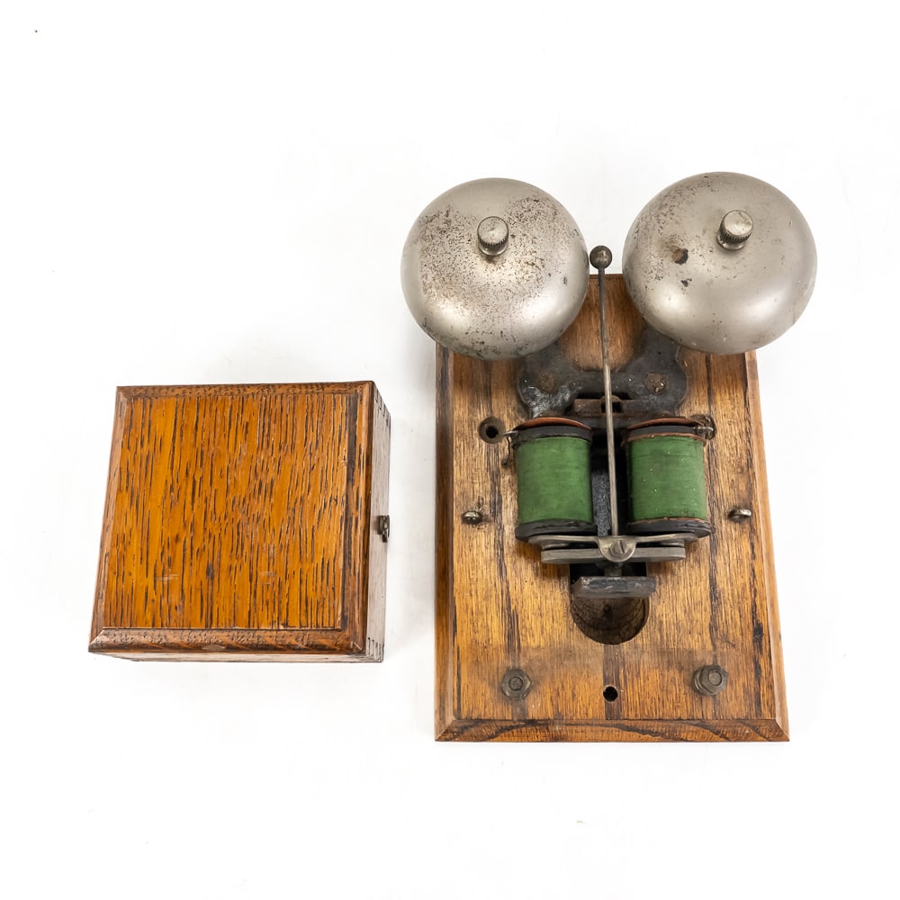 Antique Telephone Ringer Box - 2