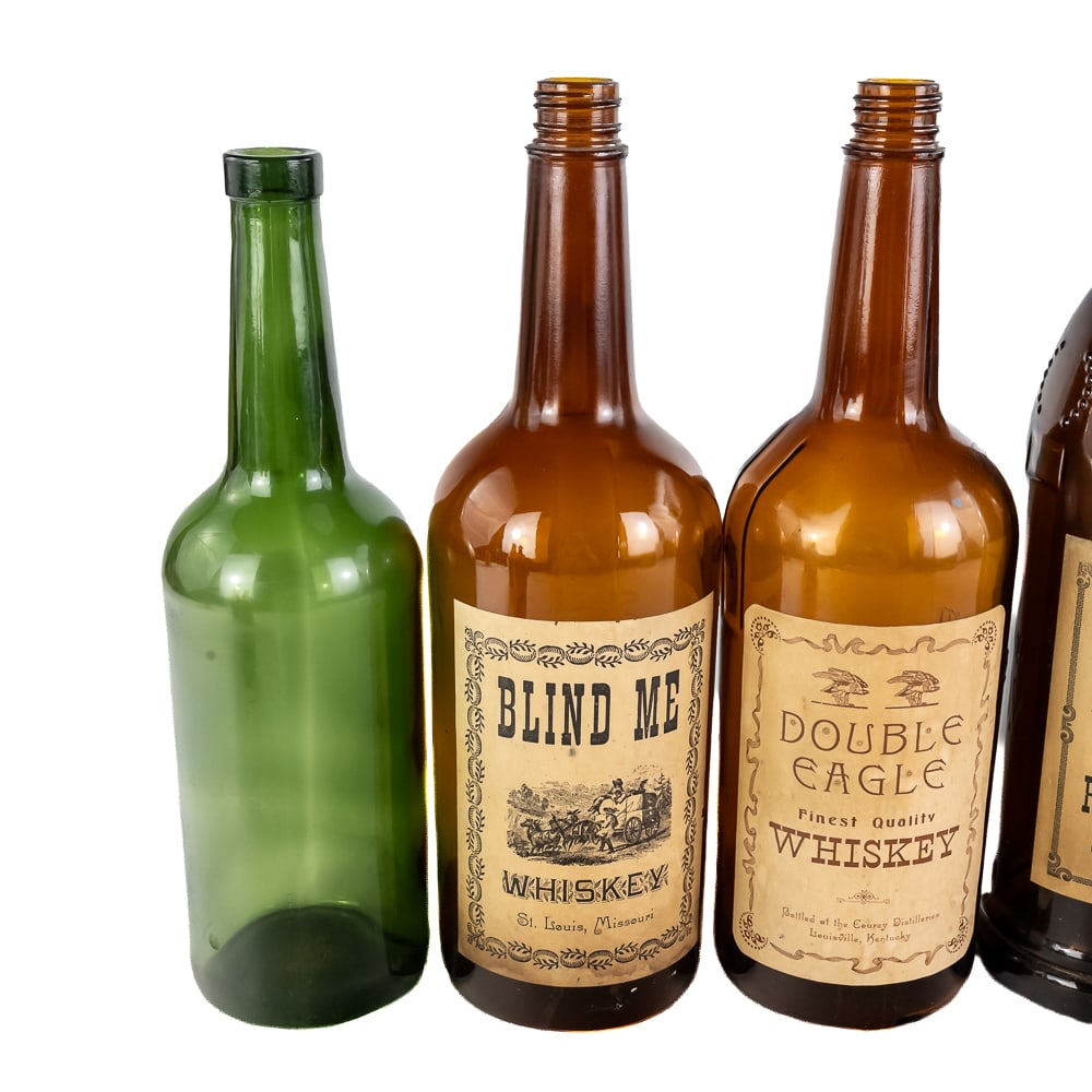 (7) Vintage Whiskey Bottles - 2