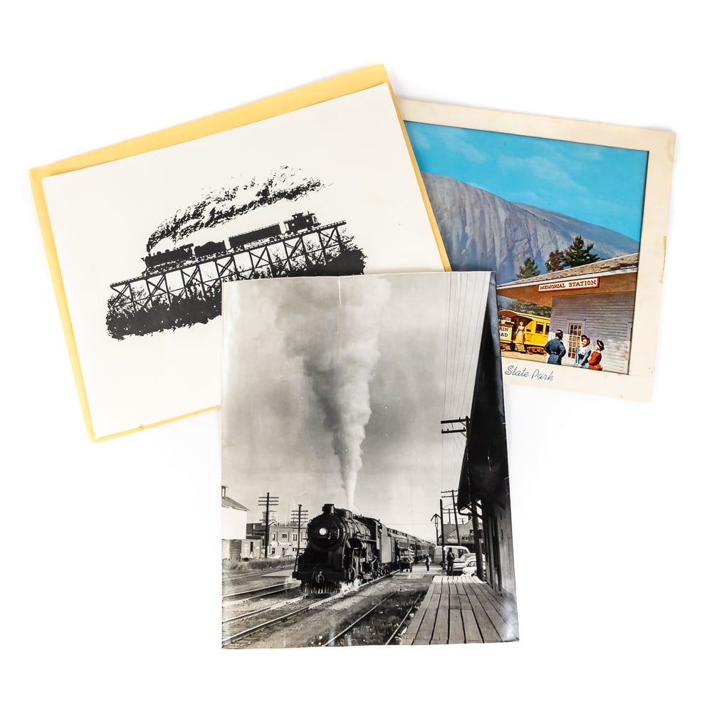 (3) Vintage Railroadiana Art Collection (1 of 8)