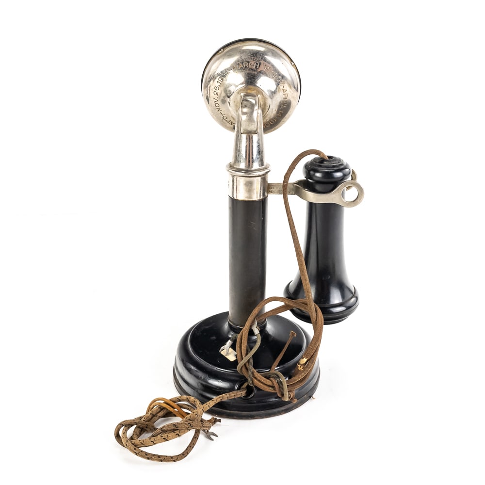 (2) Antique Candlestick Telephones - 7