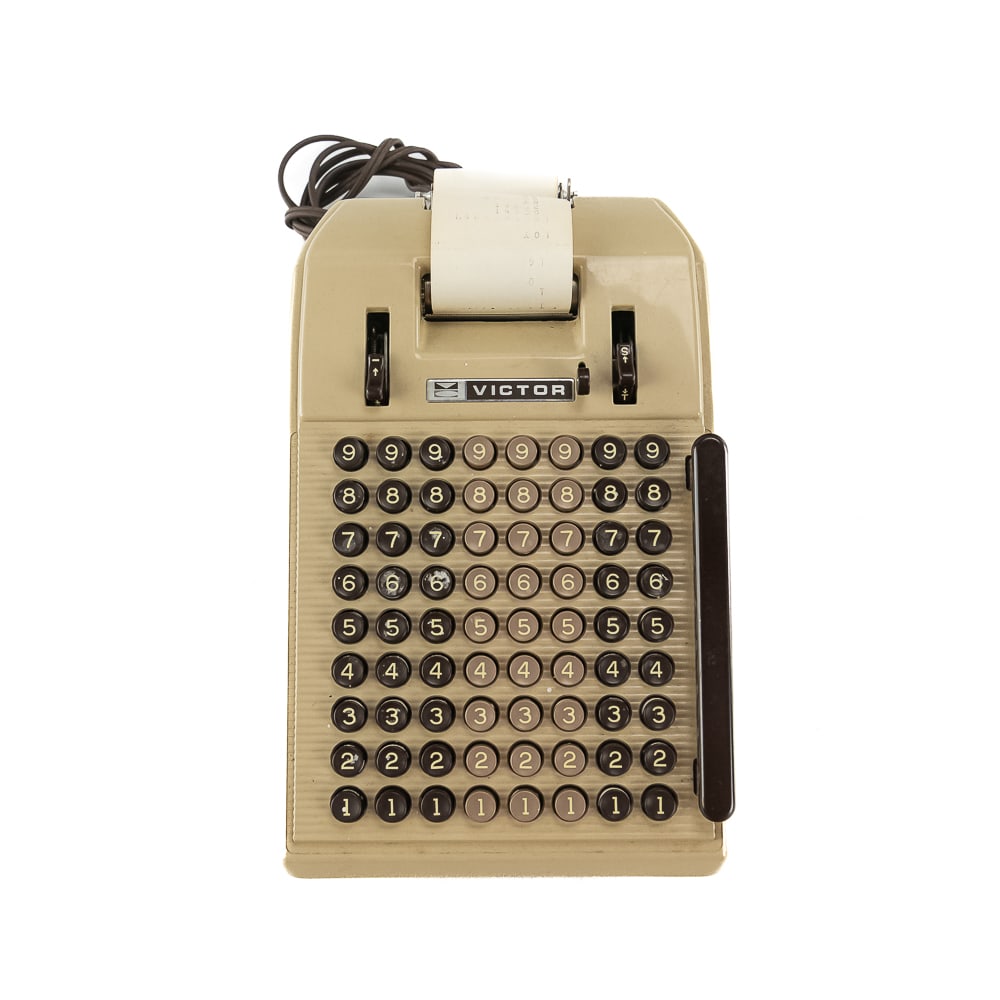 Victor Full-Keyboard Mechanical Adding Machine - 2