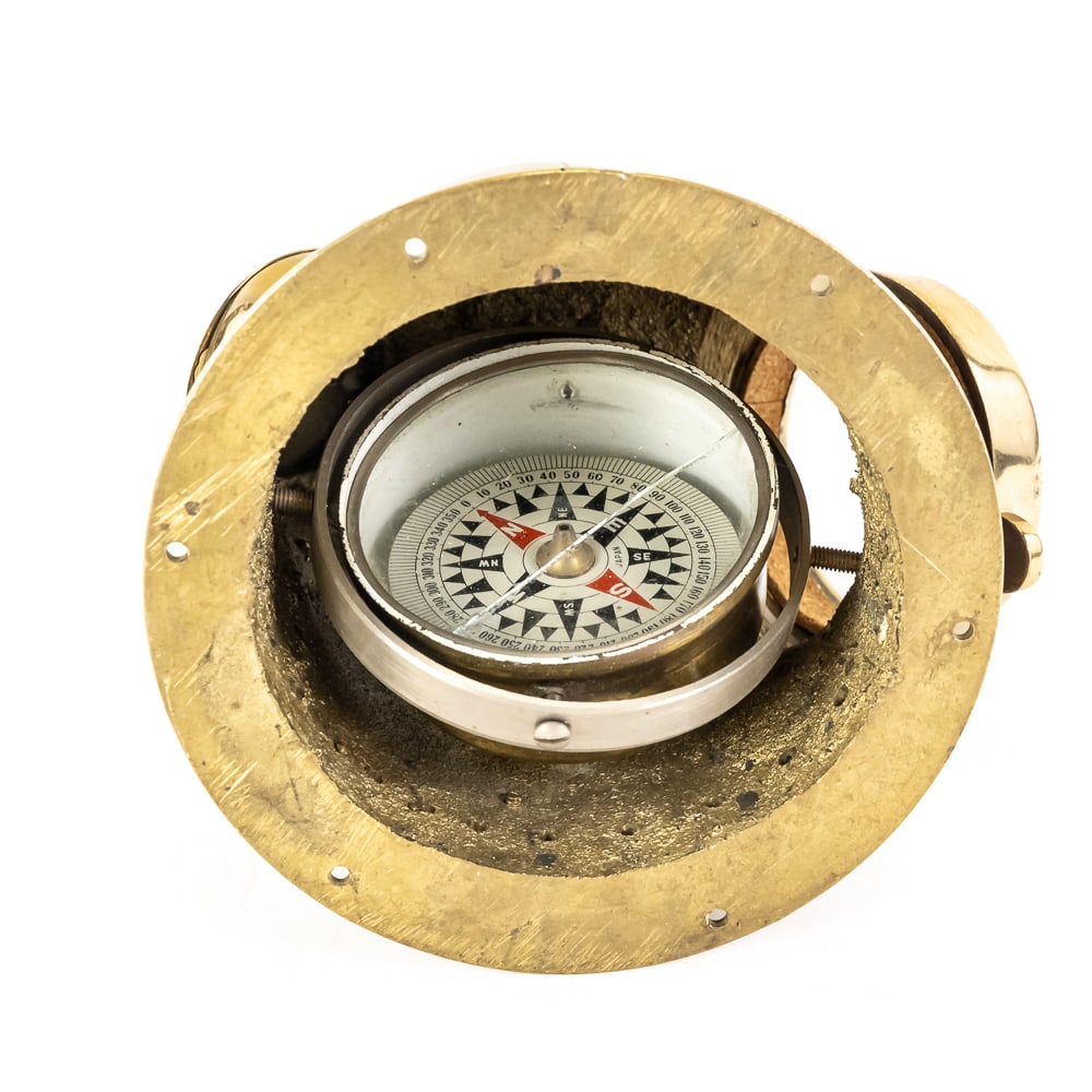 Vintage Maritime Binnacle Compass - 7