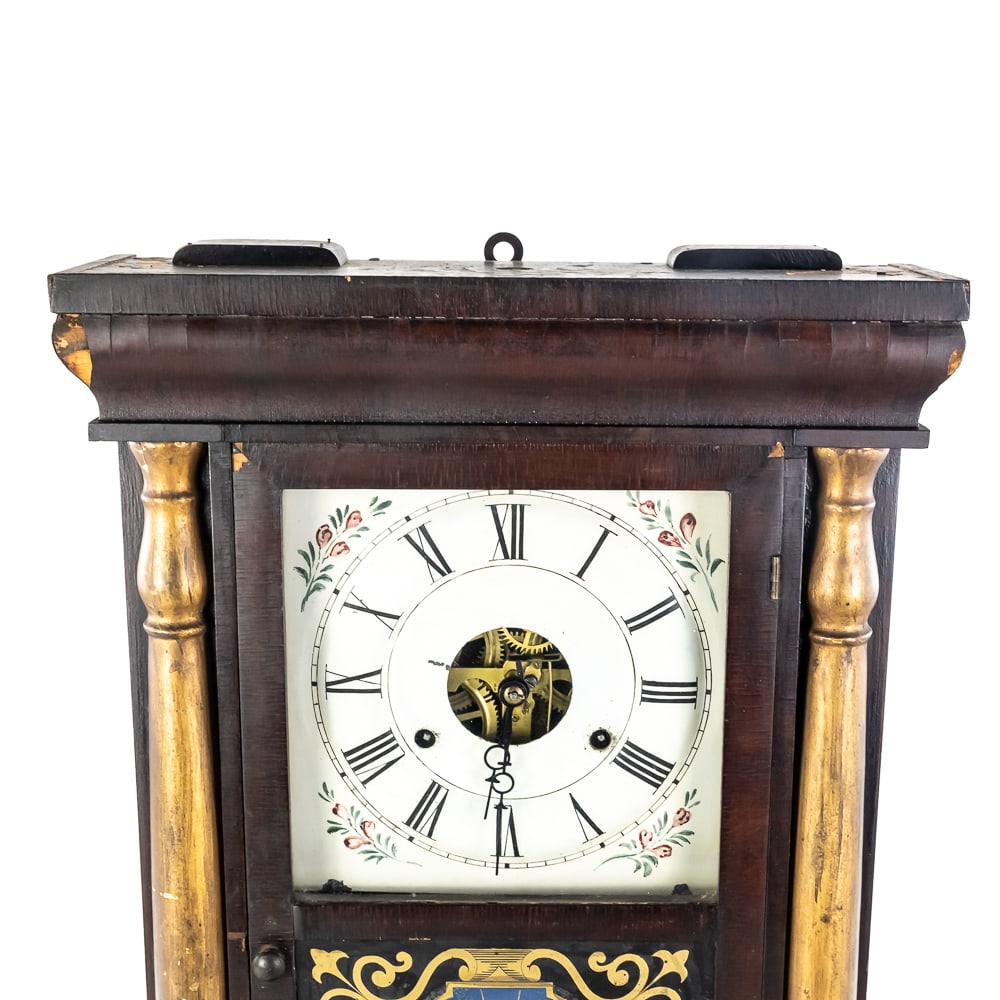 Antique Seth Thomas Patriotic Wall Clock - 2