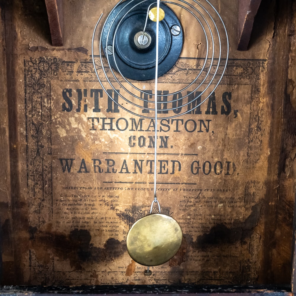 Antique Seth Thomas Patriotic Wall Clock - 7