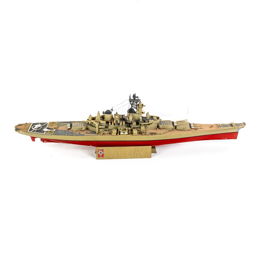 (4) Bismark Battleship Assembled Toy Models - 2