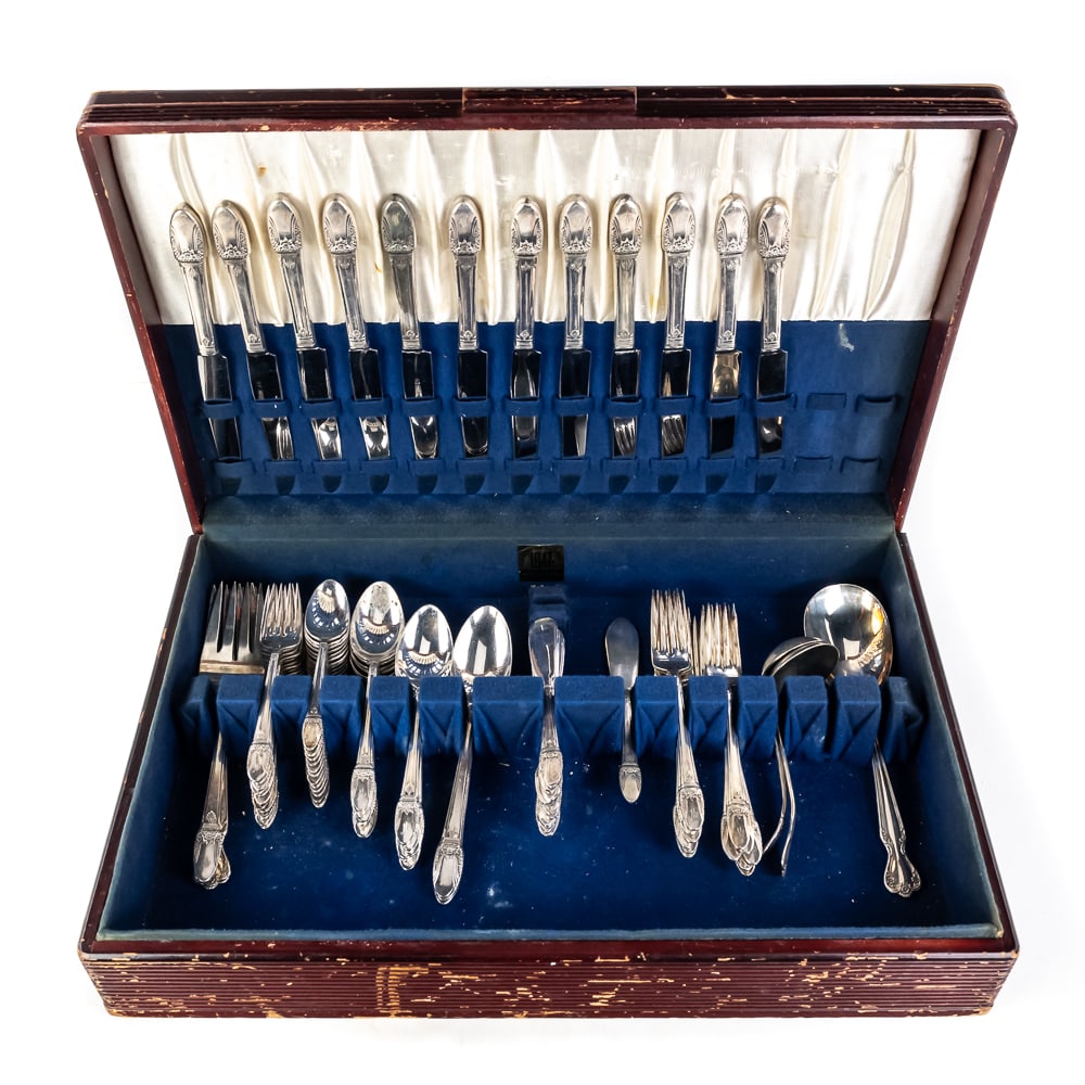 (2) Rogers & Bros Silver-Plated Flatware Sets - 2