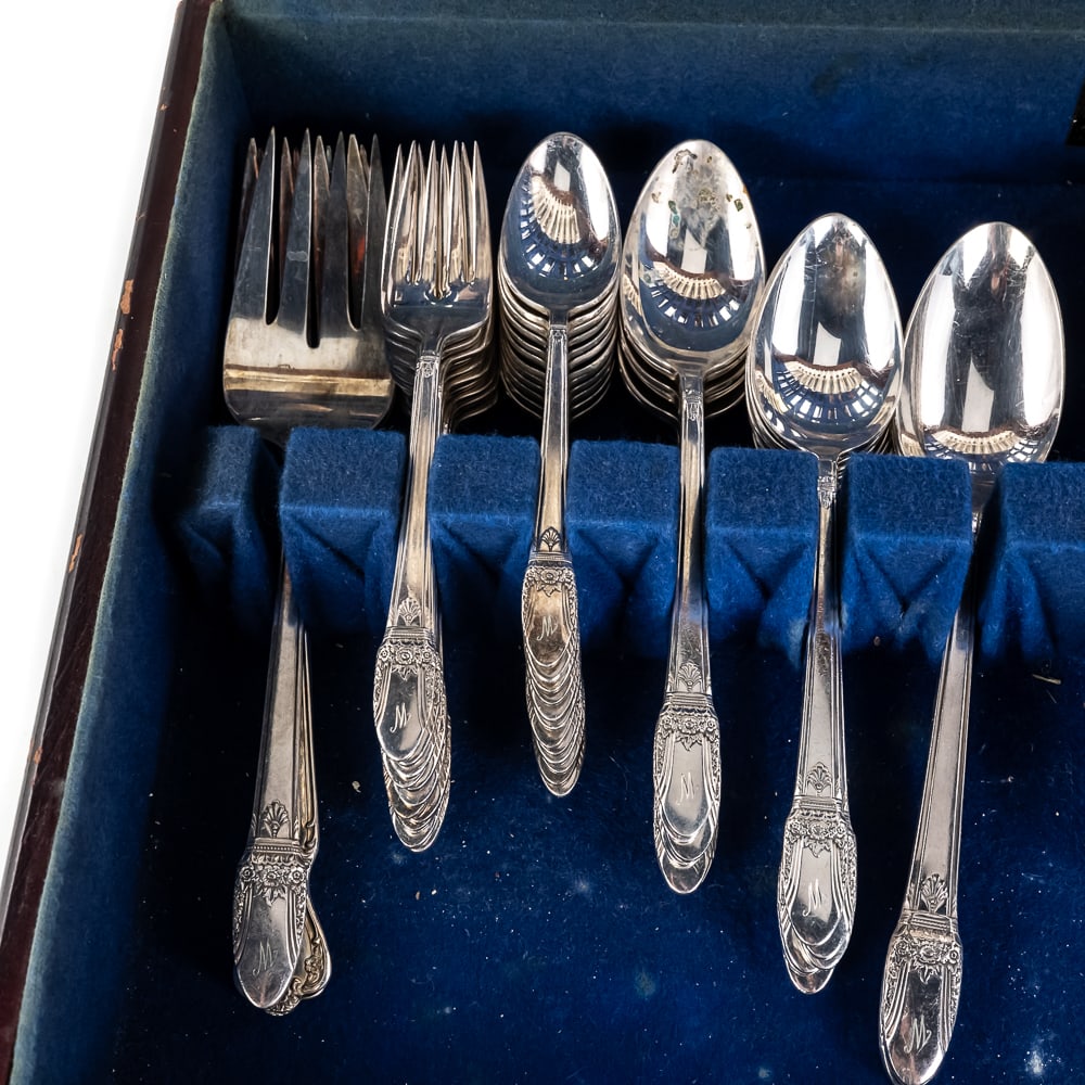 (2) Rogers & Bros Silver-Plated Flatware Sets - 3