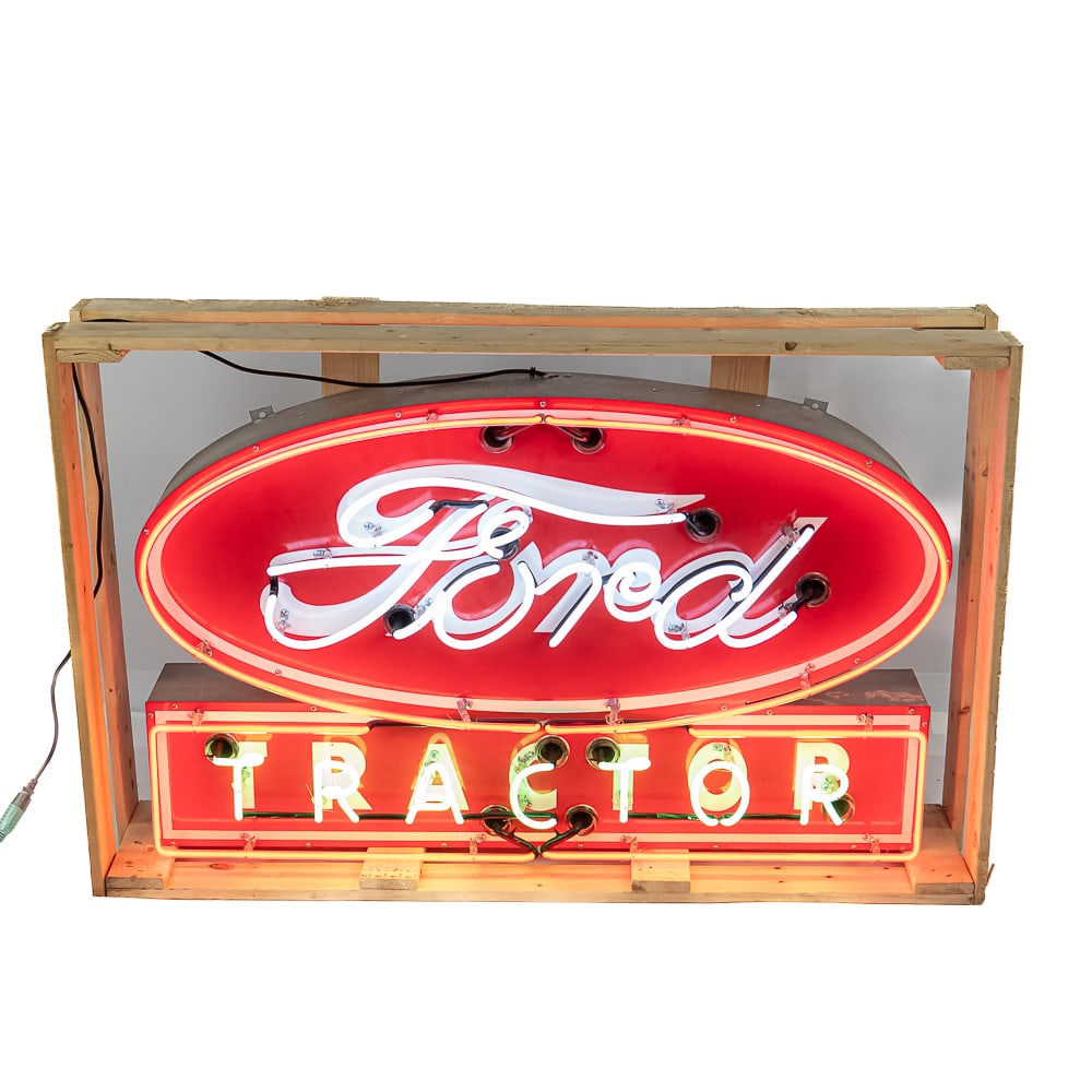 Ford Tractor Neon Advertising Sign - 3
