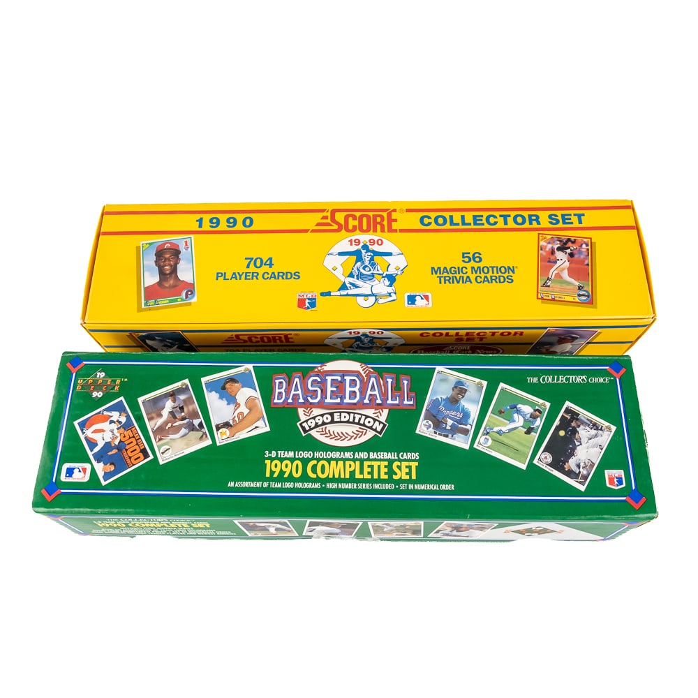 1990 MLB Donruss Upper Deck Bowman Score + - 7