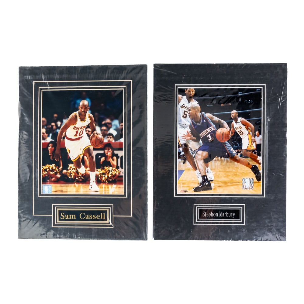 (9)Assorted NBA Licensed Matted Photographic Print - 2