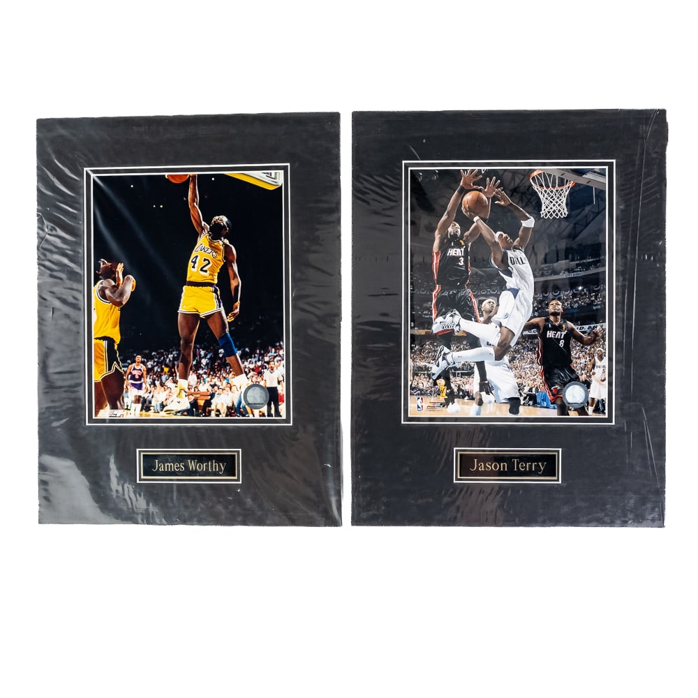 (9)Assorted NBA Licensed Matted Photographic Print - 3