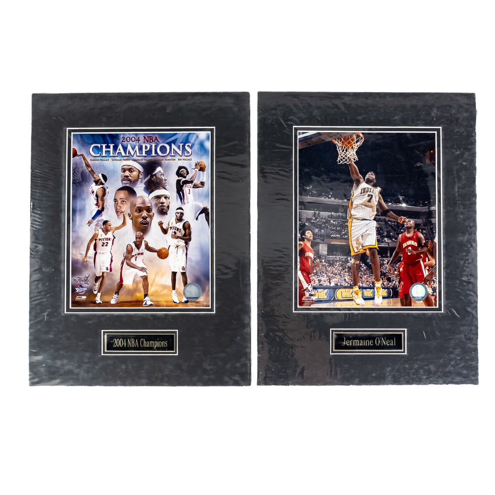 (9)Assorted NBA Licensed Matted Photographic Print - 4