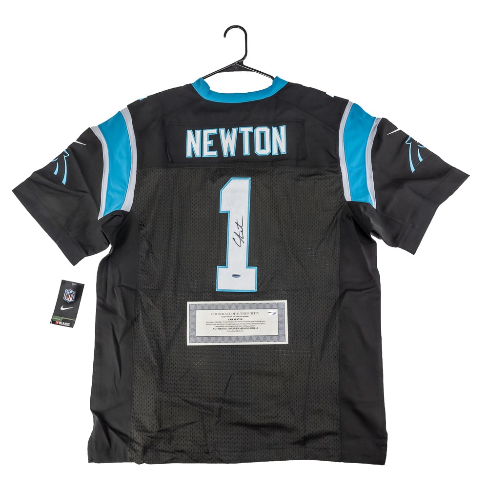 Cam Newton Autographed Panthers SB 50 Jersey wCOA (1 of 6)