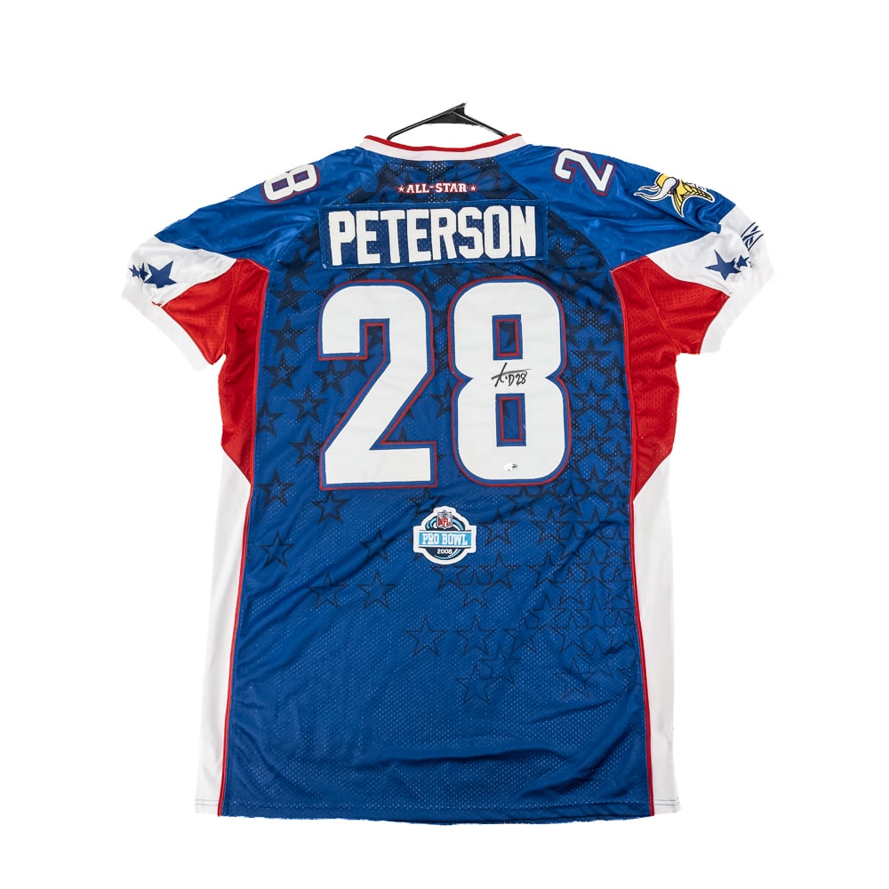 Adrian Peterson Autographed Pro Bowl Jersey w COA (1 of 5)