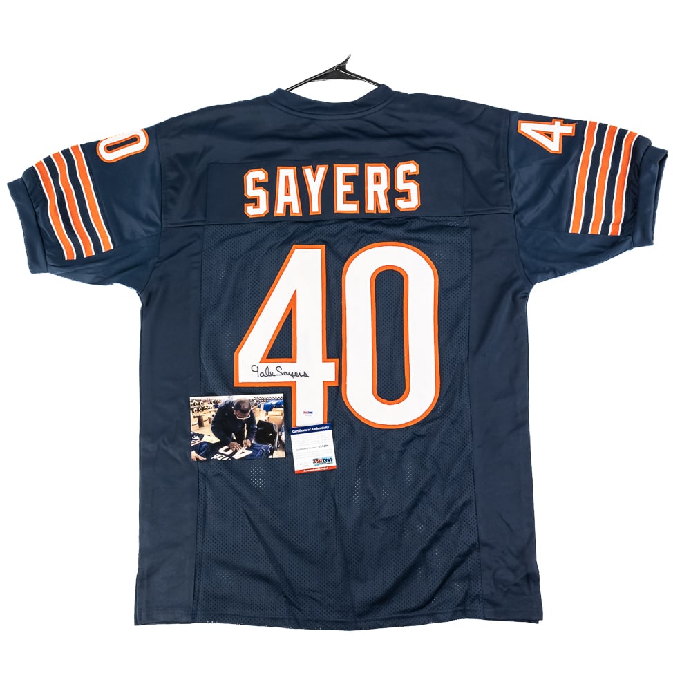 Gale Sayers Autographed Chicago Bears Jersey w COA (1 of 6)