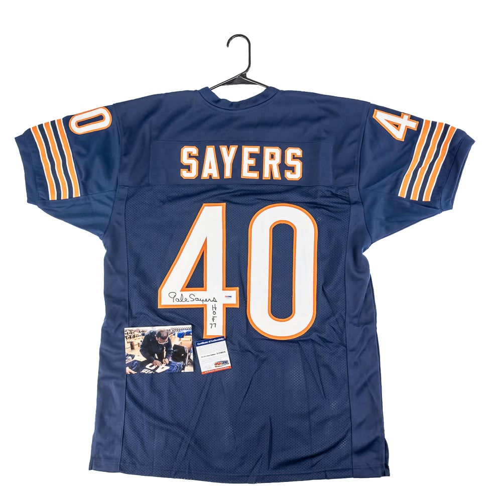 Gale Sayers Autographed Chicago Bears Jersey w COA (1 of 6)