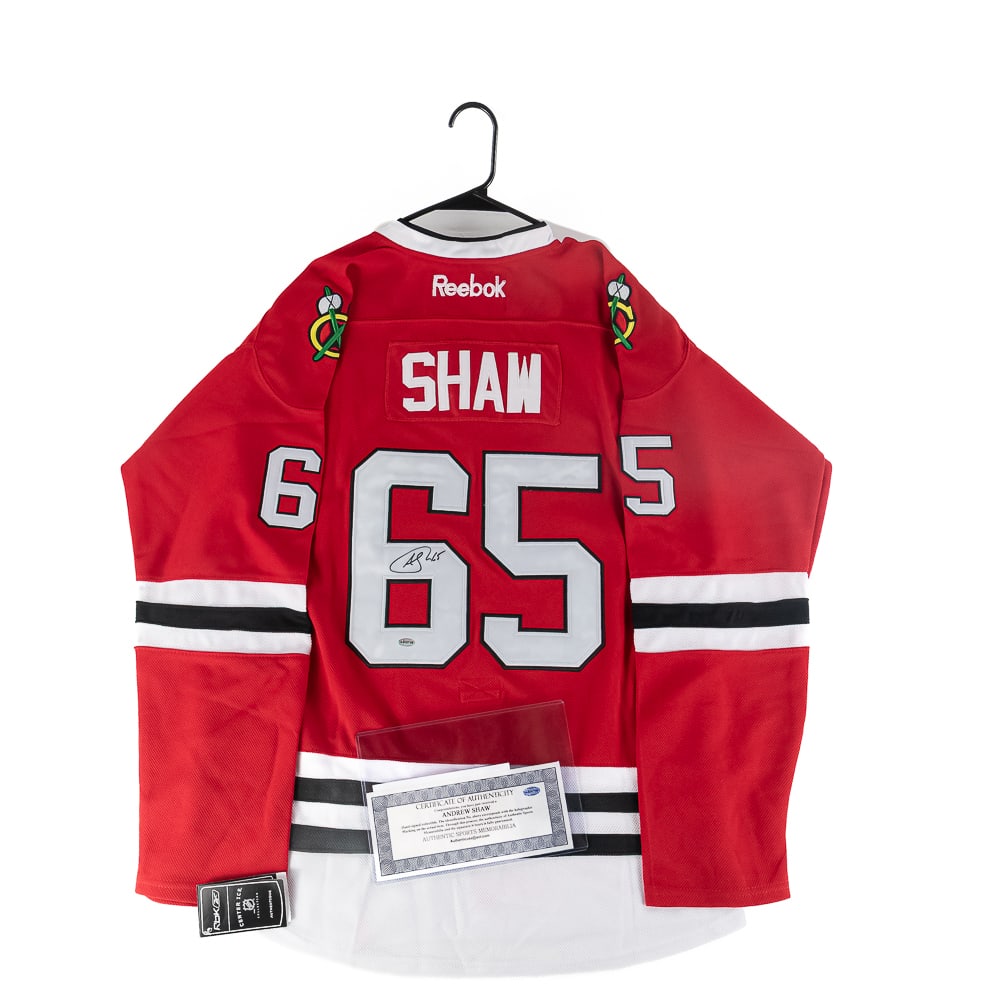 Andrew Shaw Autographed Blackhawks Jersey w COA (1 of 7)