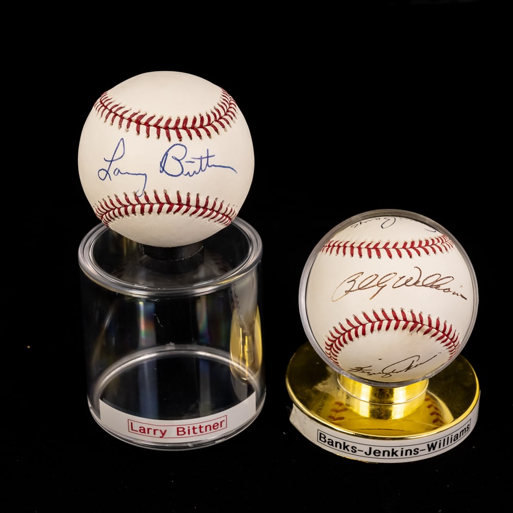 Banks Jenkins Williams & Bittner Signed Baseballs (1 of 7)