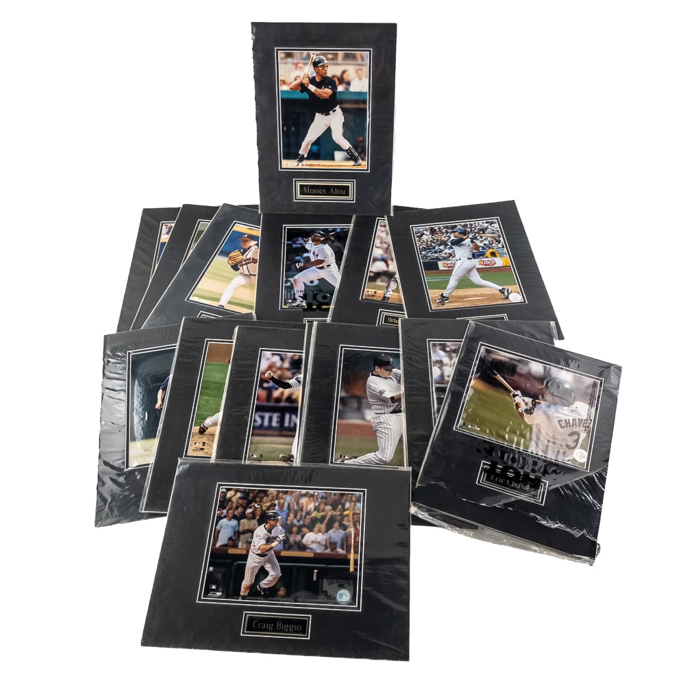 15 Assorted MLB Licensed Matted Photographic Print (1 of 9)