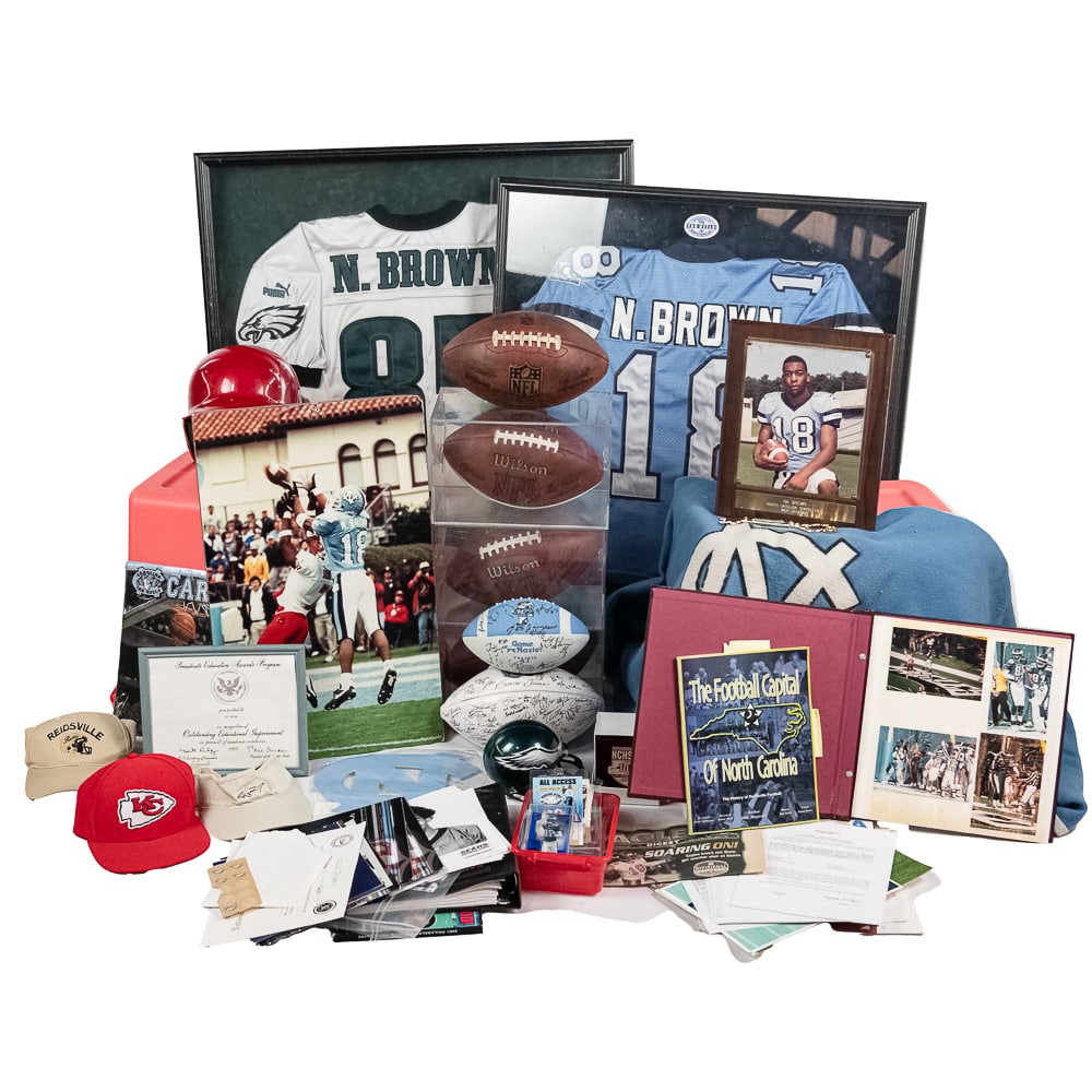 N.A. Brown Philadelphia Eagles WR Storage Locker + (1 of 12)