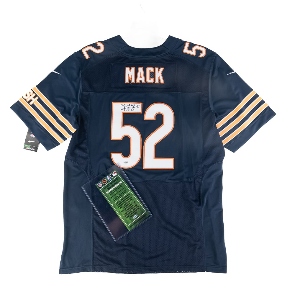 Khalil Mack Autographed Chicago Bears Jersey w COA (1 of 6)