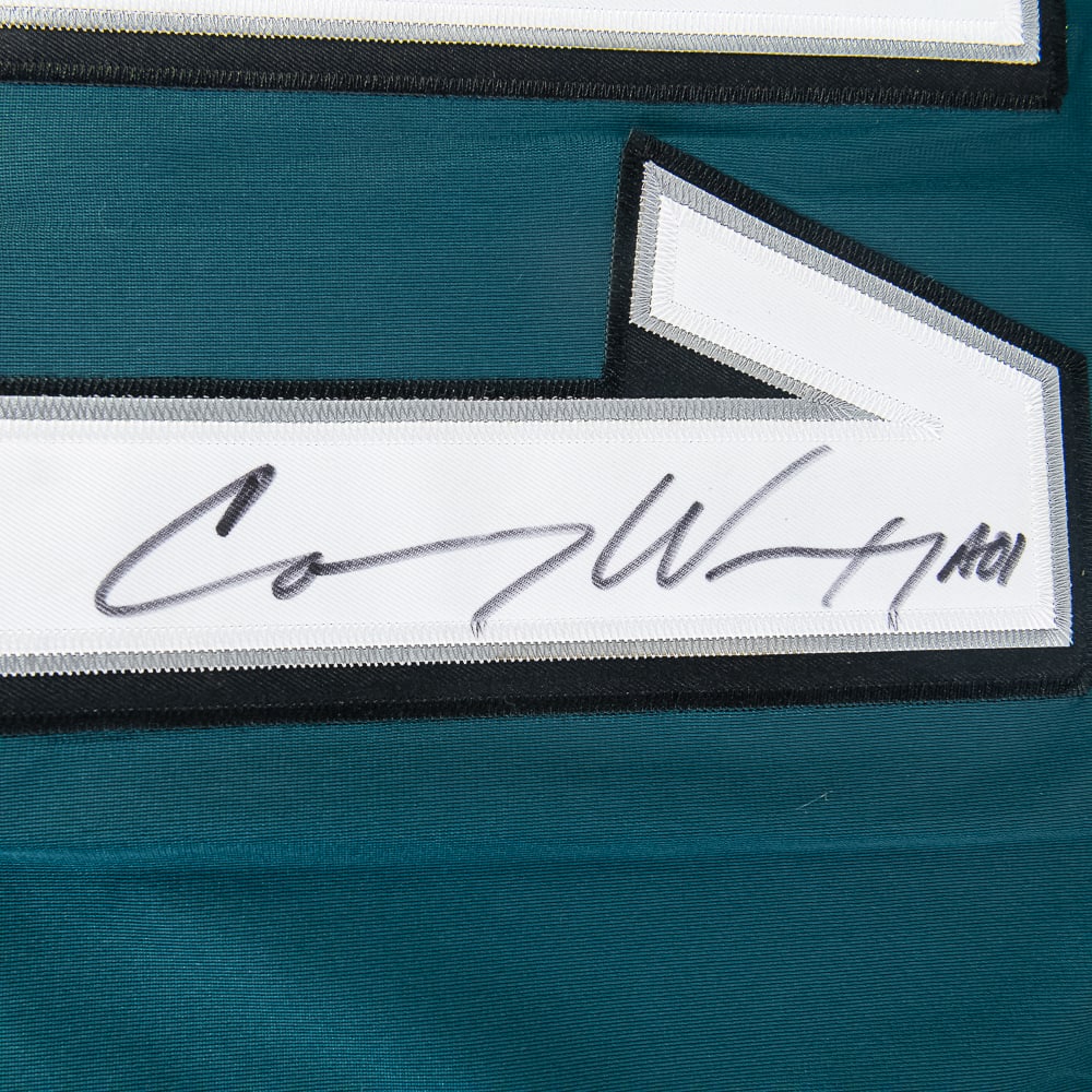 Carson Wentz Autographed Eagles Jersey w COA - 2