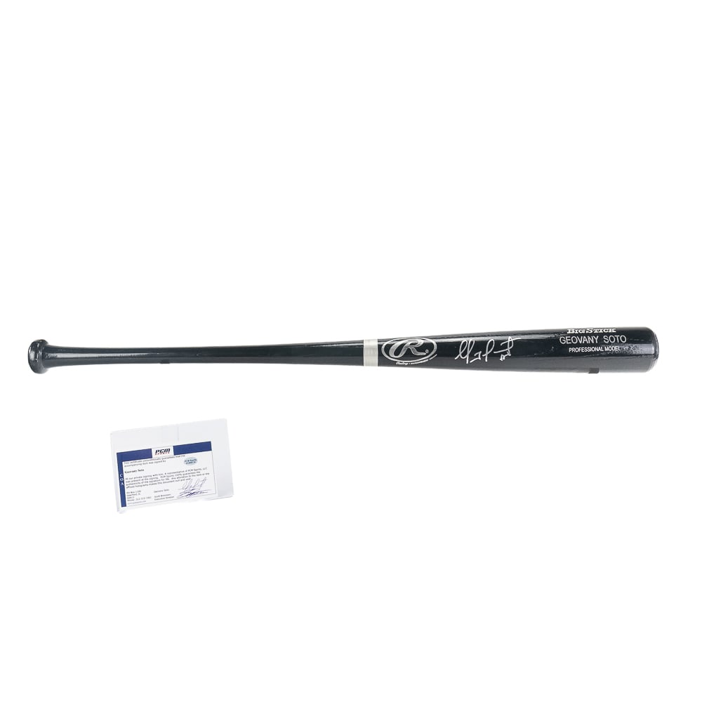 Geovany Soto Autographed Rawlings Baseball Bat COA (1 of 6)