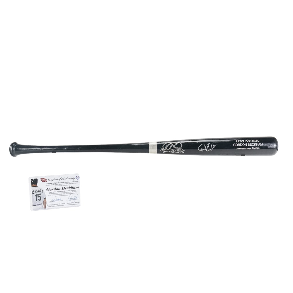 Gordon Beckham Autographed Rawlings Bat w COA (1 of 6)