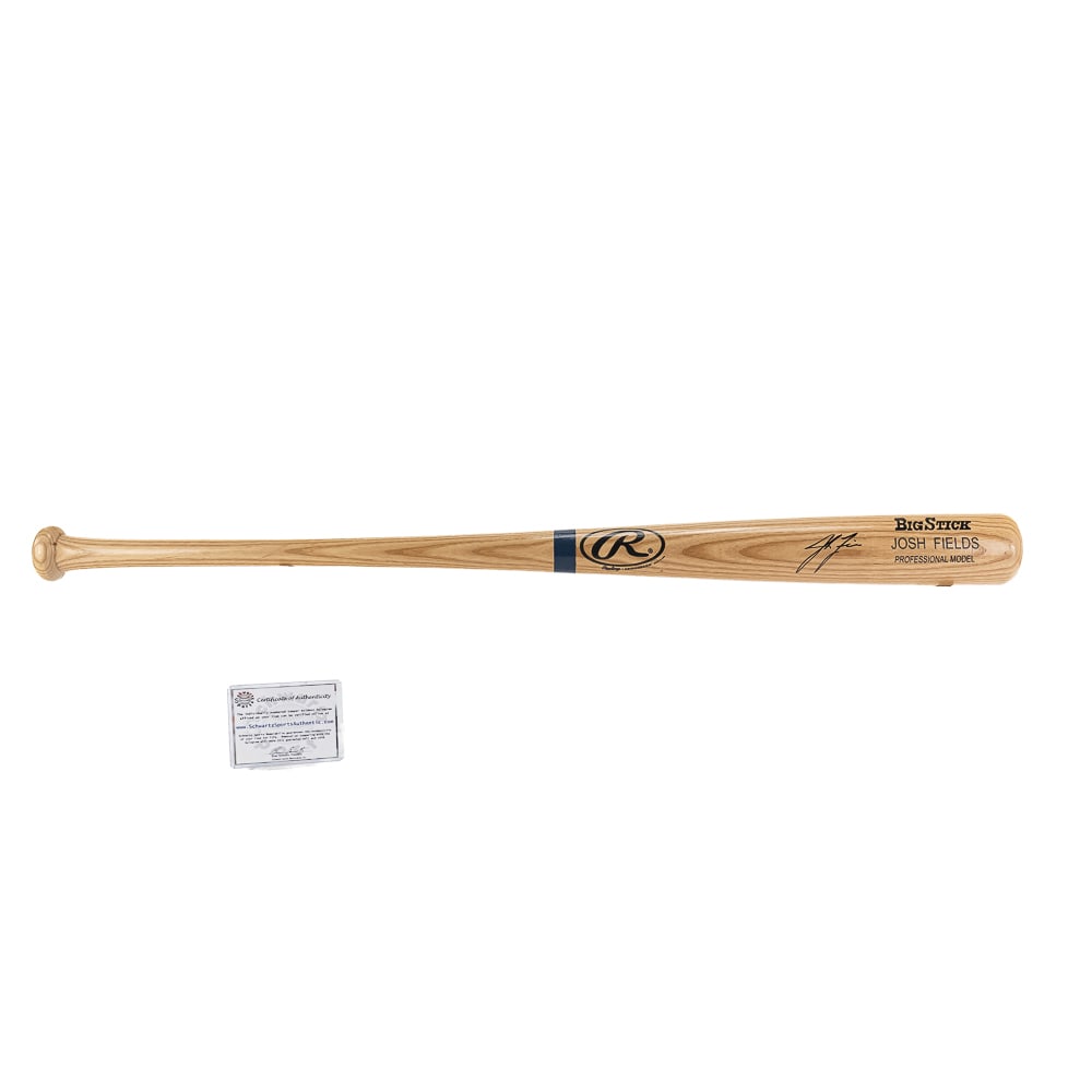 Josh Fields Autographed Rawlings Baseball Bat wCOA (1 of 6)