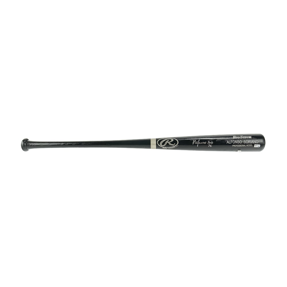 Alfonso Soriano Autographed Rawlings Bat w COA (1 of 4)
